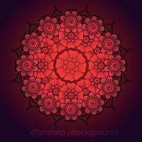 luxe mandala patroon achtergrond, circulaire patroon vector ontwerp