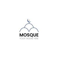 vector Islamitisch moskee logos ontwerp