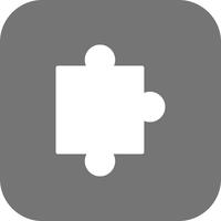 Vector puzzel stuk pictogram