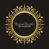 luxe ornament patroon cirkel ontwerp vector