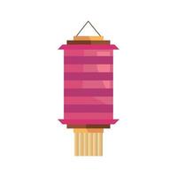 roze Koreaanse lamp vector