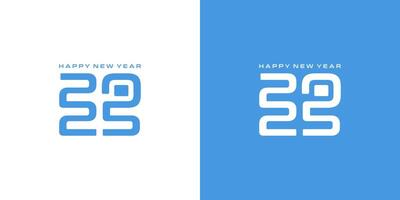 gelukkig nieuw jaar 2025 achtergrond ontwerp. nieuw jaar 2025 ontwerp sjabloon met met elkaar verbonden getallen vector