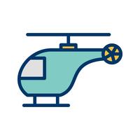 Vector helikopter pictogram