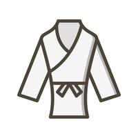 Karate pictogram vectorillustratie vector