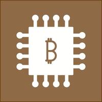 bitcoin spaander vector icoon