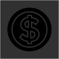 dollar symbool vector icoon