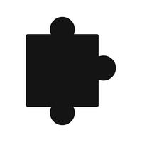 Vector puzzel stuk pictogram