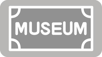 museum label vector icoon