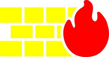 firewall vector pictogram