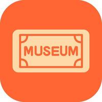 museum label vector icoon