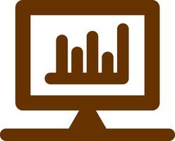 gecontroleerd bar diagram vector icoon