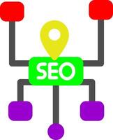 seo structuur vector icoon