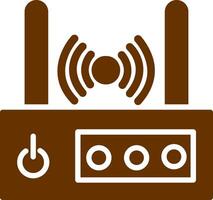 Wifi router vector icoon