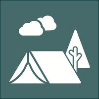 tent vector pictogram