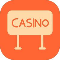 casino teken vector icoon