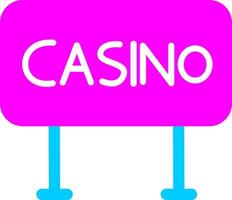 casino teken vector icoon