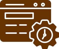 snelheid optimalisatie vector icoon