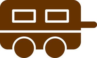 caravan vector pictogram