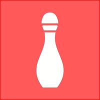 bowling pin vector icon