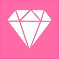 diamant vector pictogram