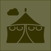 tent vector pictogram