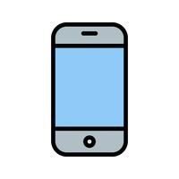 Telefooncel pictogram vectorillustratie vector