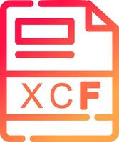 xcf creatief icoon ontwerp vector