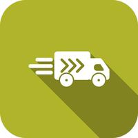 Vector levering vrachtwagen pictogram