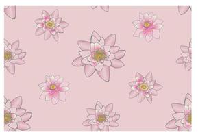 roze lotusbloemen vector naadloos patroon