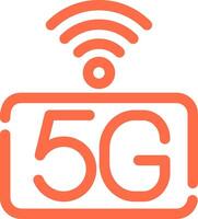 5g netwerk creatief icoon ontwerp vector