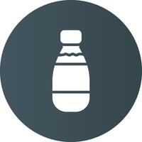 melk fles creatief icoon ontwerp vector
