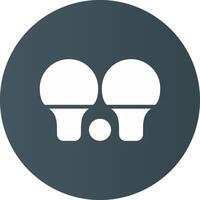 ping pong creatief icoon ontwerp vector