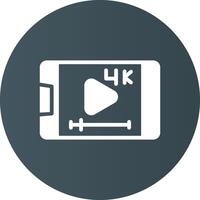 video streaming creatief icoon ontwerp vector