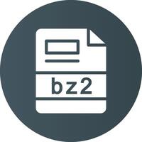 bz2 creatief icoon ontwerp vector