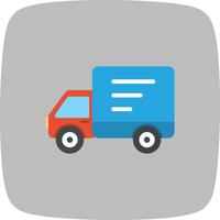 Vector levering vrachtwagen pictogram