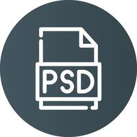 psd het dossier creatief icoon ontwerp vector