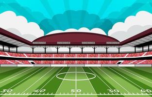 voetbal superbowl stadion kampioenschap vector