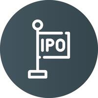 ipo creatief icoon ontwerp vector