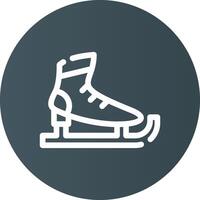 ijs skates creatief icoon ontwerp vector