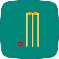 Cricket pictogram vectorillustratie vector