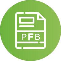 pfb creatief icoon ontwerp vector