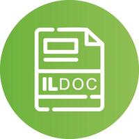 ildoc creatief icoon ontwerp vector