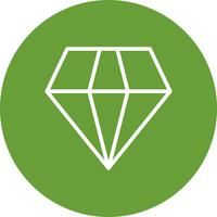 Vector diamant pictogram