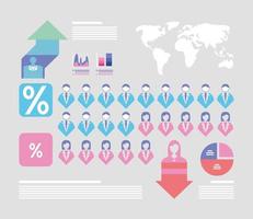 infographic van mensen vector