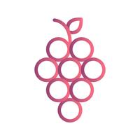 Vector druiven pictogram