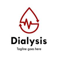 dialyse ontwerp logo sjabloon illustratie vector