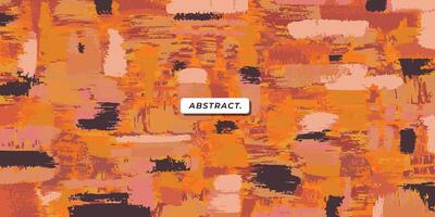 abstract grunge schilderij achtergrond met ruw borstel slagen. vector