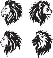 logo Aan een transparant backdrop inclusief een leeuw hoofd vector illustratie -002