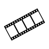 film film strip geïllustreerd Aan wit achtergrond vector