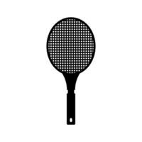 tennis racket geïllustreerd Aan wit achtergrond vector